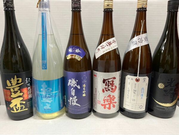 【一升瓶】日本酒6本セット！