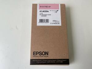 ＥＰＳＯＮ／エプソン　ICLM３９A　ライトマゼンタ　インクカートリッジ　純正品