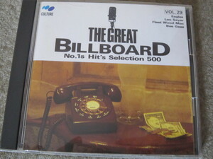 CD4529-THE GREAT BILLBOARD No.1s Hit's Selection 500 VOL.29