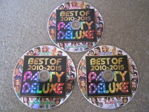 CD7460-DVD BEST OF 2010～2015 PARTY DELUXE DJ BEAT CONTROLS ３枚組　※盤のみ