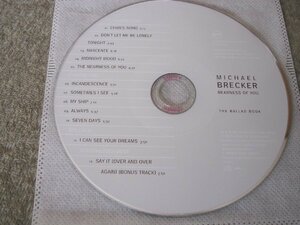 CD5953-MICHAEL BRECKER NEARNESS OF YOU サンプル盤　※盤のみ