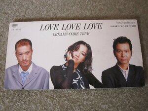 CS152-シングルCD　DREAMS COME TRUE　ドリカム　LOVE LOVE LOVE　見本　非売品