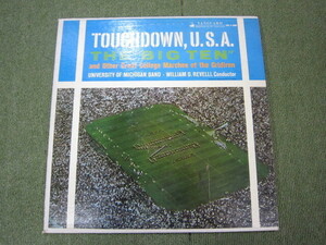 LP4405-TOUCHDOWN　U.S.A.　UNIVERSITY　OF　MICHIGAN　BAND