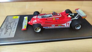 1/43 フェラーリ312T4 #11 J.シェクター　サイン入り 【フジミ/TSM】1/43 Ferrari 312T4 No.11 1979 Jody Scheckter