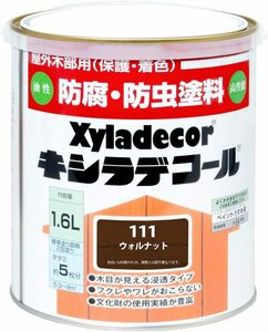 日本エンバイロケミカルズ キシラデコール ウォルナット 1.6L