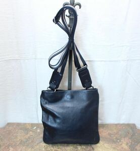 BALLY LINE LEATHER SHOULDER BAG MADE IN SWITZERLAND/バリーラインレザーショルダーバッグ