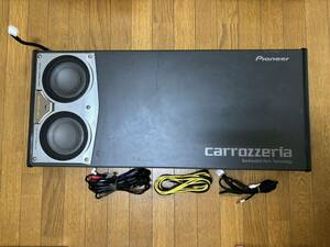  Pioneer Carozzeria Powered Subwoofer TS-WX1600A 200W 16cm × 2 wiring full set actual work car remove operation verification ending that time thing at that time specification 