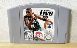 Nintendo64 NBA Live 99 North America version overseas edition start-up has confirmed 