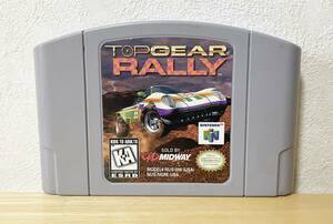 Nintendo64 top gear rally n64 North America version overseas edition start-up has confirmed 