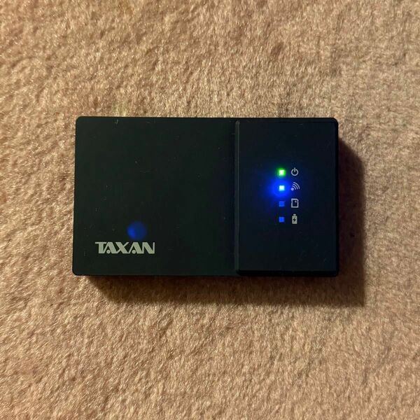 TAXAN 充電器付WiFiルーター MeoBank Plus MBSD-SURP02/BK