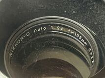 Nikon ニコン レンズ NIKKOR Q AUTO 1:2.8 f=135mm 未チェック　現状品　N051303_画像2