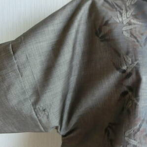 NO４１ 着物リメイク 正絹大島紬のロングチュニック ひも付き サイズゆったり大きめ 送料無料 ハンドメイドの画像4
