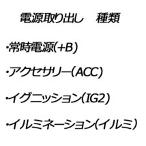 日本製　NBOX（JF3、JF4）29年9月～ NVAN(JJ1,JJ2)　電源取り分岐オプションカプラー　ドラレコ等の電源取りに便利です　(分岐タイプ)_画像3