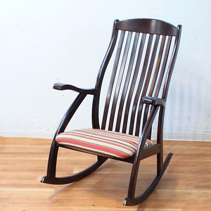 .. мебель sila кожа /Shirakawa кресло-качалка Vintage retro стул 
