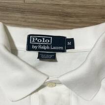 【送料無料】POLO RALPH LAUREN 半袖ポロシャツ 白　メンズMサイズ　ポロラルフローレン_画像5