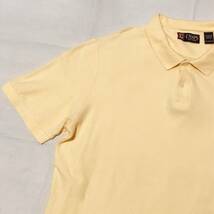 【送料無料】90s CHAPS RALPH LAUREN 半袖ポロシャツ 黄色　メンズXLサイズ　チャップスラルフローレン_画像2
