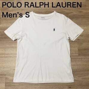【送料無料】POLO RALPH LAUREN 半袖Tシャツ 白　メンズSサイズ　ポロラルフローレン