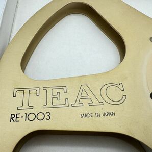 TEAC ティアック オープンリール RE-1003 ゴールド空リール メタルリール 空メタルリール の画像5