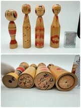 こけし 伝統工芸 伝統こけし 置物 郷土玩具 民芸品 日本人形 在銘 工芸品 まとめて　29体_画像4