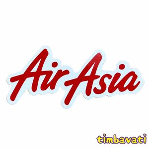  new goods [ Malaysia ] air Asia aviation sticker B177