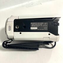 SONY ソニー Handycam ハンディカム HDR-CX680 デジタルビデオカメラ ホワイト 本体 外箱 現状品 ジャンク y-051502_画像7