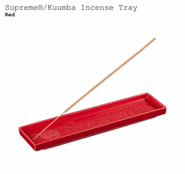 Supreme x Kuumba Incense Tray "Red"シュプリーム x クンバ インセンス トレー "レッド"