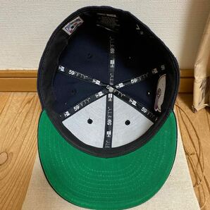 ニューエラ キャップ 59FIFTY ニューヨークヤンキース ネイビー サイズ 7-3/4 61.5センチの画像7