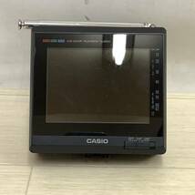 ■CASIO TV-8500 カシオ液晶カラーテレビ 昭和 レトロ テレビ 電池式 携帯テレビ 通電のみ確認■C41979_画像2