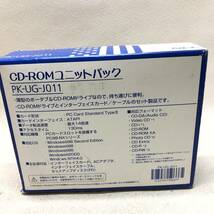 △NEC CD-ROMユニットパック ポータブルCD-ROMドライブ PK-UG-JO11 PC周辺機器 通電のみ確認済み 現状品△K73627_画像9