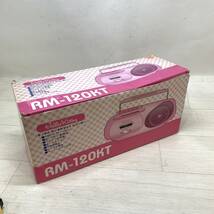 ■希少 サンリオ ハローキティ×ドウシシャ RM-120KT AM/FM ラジオカセットレコーダー カセット再生 ラジオ受信OK 外箱付 美品■C41985_画像9