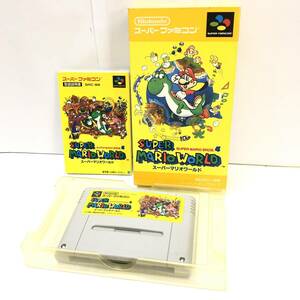 !Nintendo nintendo super Mario world Super Famicom Hsu fami game soft game operation not yet verification present condition goods!G23768