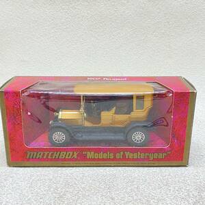 ▲ レトロ MATCHBOX マッチボックス Model of Yesteryear ミニカー Y-5 1907 Peugeat プジョー 箱付き 保管品現状品 ⑤▲ C14536