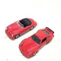 ΣTOMICA トミカ ミニカー ポルシェ レッド 赤色 オープンカー 車 乗用車 おもちゃ 乗り物 コレクション 長期保管 現状品ΣC52817_画像1