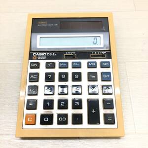 ^CASIO Casio DS-2B calculator count machine solar type solar calculator made in Japan Showa Retro office work supplies secondhand goods ^A73857