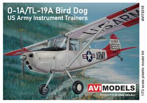 1/72 AVIモデル　セスナ O-1/L-19 バードドッグ 「アメリカ陸軍」