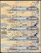 1/72 ファーボールデカール　ベトナム航空戦の F-100D スーパーセイバー_画像2