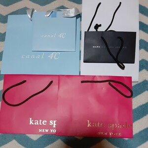 ＊kate spade&MARC JACOBS&４℃のショップ袋＊