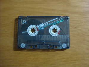 カセットテープ　AXIA PS-ⅡS46　クローム　ハイポジション　AXIA　富士フイルム　中古　本体のみ　High Position Audio Cassette