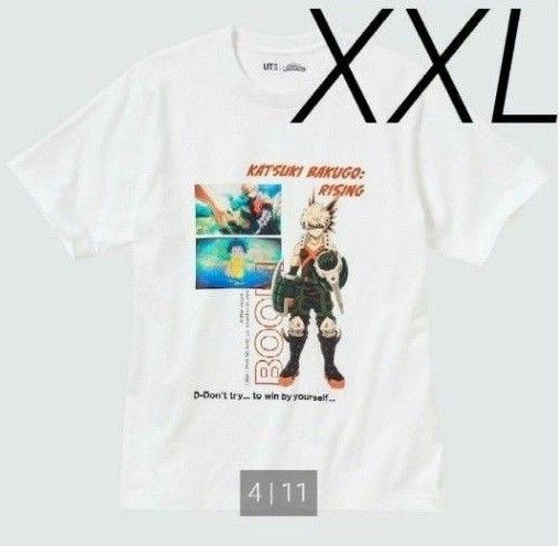 ユニクロ UNIQLO 僕のヒーローアカデミア Tシャツ XXLサイズ 新品 半袖 グラフィックTシャツ