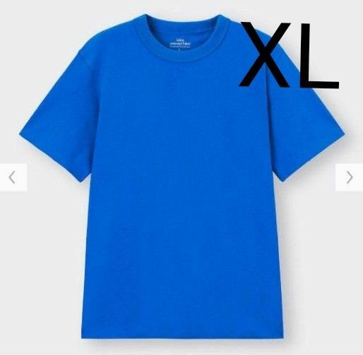 ジーユー GU コットン クルーネック Tシャツ XLサイズ タグ付き 綿100％