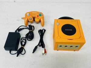 [ operation verification ending * free shipping ]Nintendo GAMECUBE body orange controller AC adapter AV cable DOL-001 Nintendo 