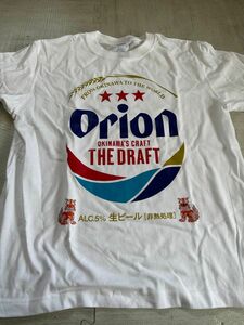 沖縄 Orion Tシャツ オリオン BEER S 白 生ビール