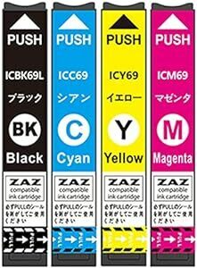 IC4CL69 4 color set ZAZ interchangeable ink IC chip remainder amount display corresponding type PX-045A PX-046A PX-105 PX
