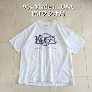 90s USA製 K95.5FM　ラジオ局　Tシャツ　シングルステッチ XL