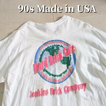 90s USA製 Hard Brick Cafe ハードロックカフェ　Tシャツ シングルステッチ XL_画像1