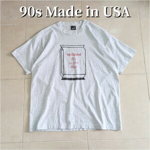 90s USA製　Sun Chemical　企業　Tシャツ シングルステッチ XL