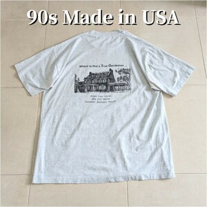 90s USA製　GREAT SEAL PHIALPHA　Tシャツ シングルステッチ　XL