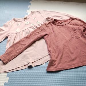 長袖シャツ　ロンＴ2枚セット　120cmと110cm、devilock､プティマイン