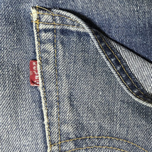 W34 66前期 70s USA製ビンテージ リーバイス Levis 505 デニムパンツ ボタン裏5 ジーンズ オリジナル アメリカ製 501XX 75年製 vintageレア_画像9