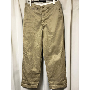 サイズ3 orslow オアスロウ 45カーキ チノパン Vintage Fit Army Trousers ビンテージフィット アーミートラウザー 軍パン 40s レプリカ L